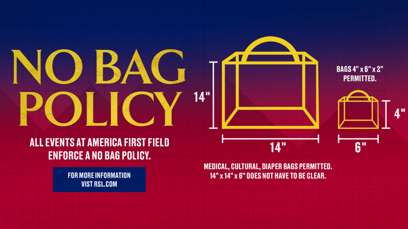 No Bag Policy