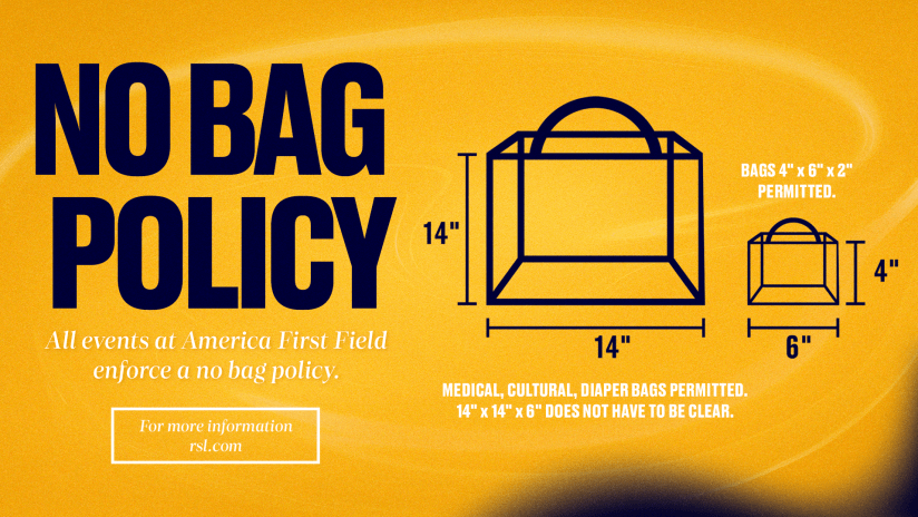 No Bag Policy