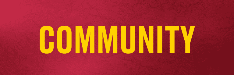 community banner